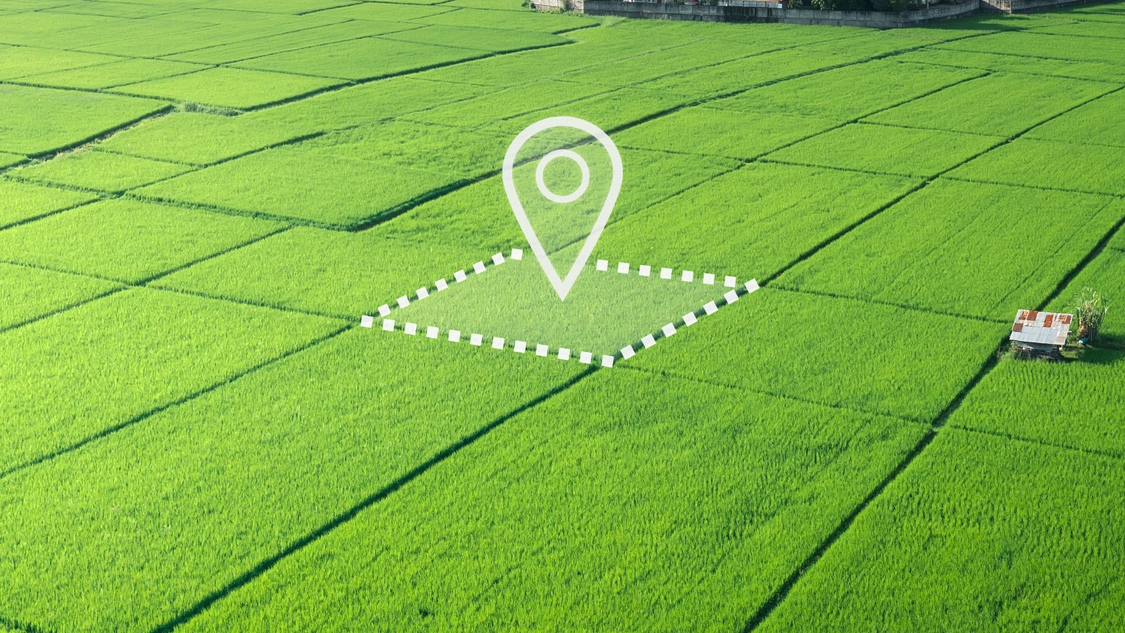 Image showcases a mapped field